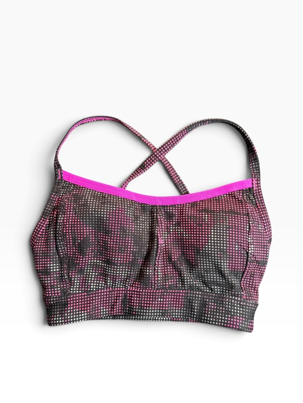 ATHLETA pull over medium impact cross back sports bra size XXS New
